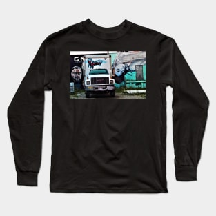 Detroit Graffiti Long Sleeve T-Shirt